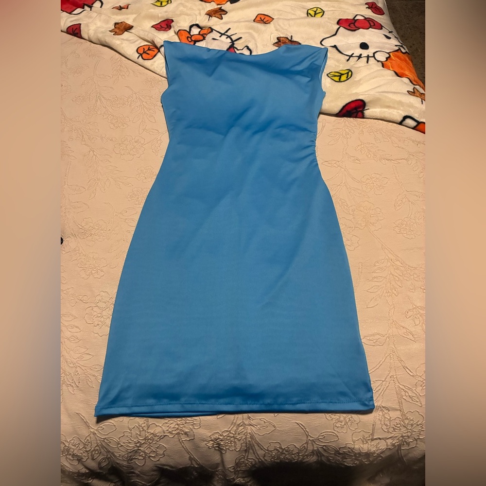 Brand new❗️Elegant Blue Sleeveless Dress size Small